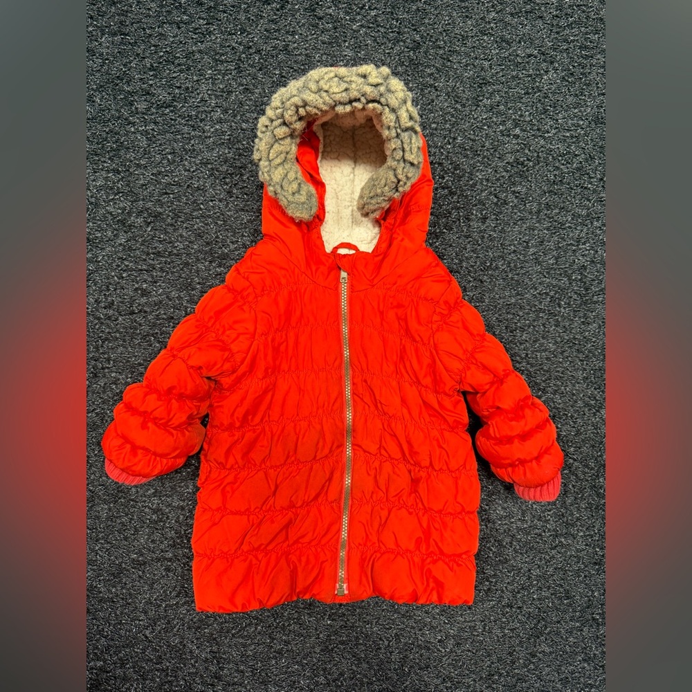 Old Navy Frost Free Jacket in Bright Orange